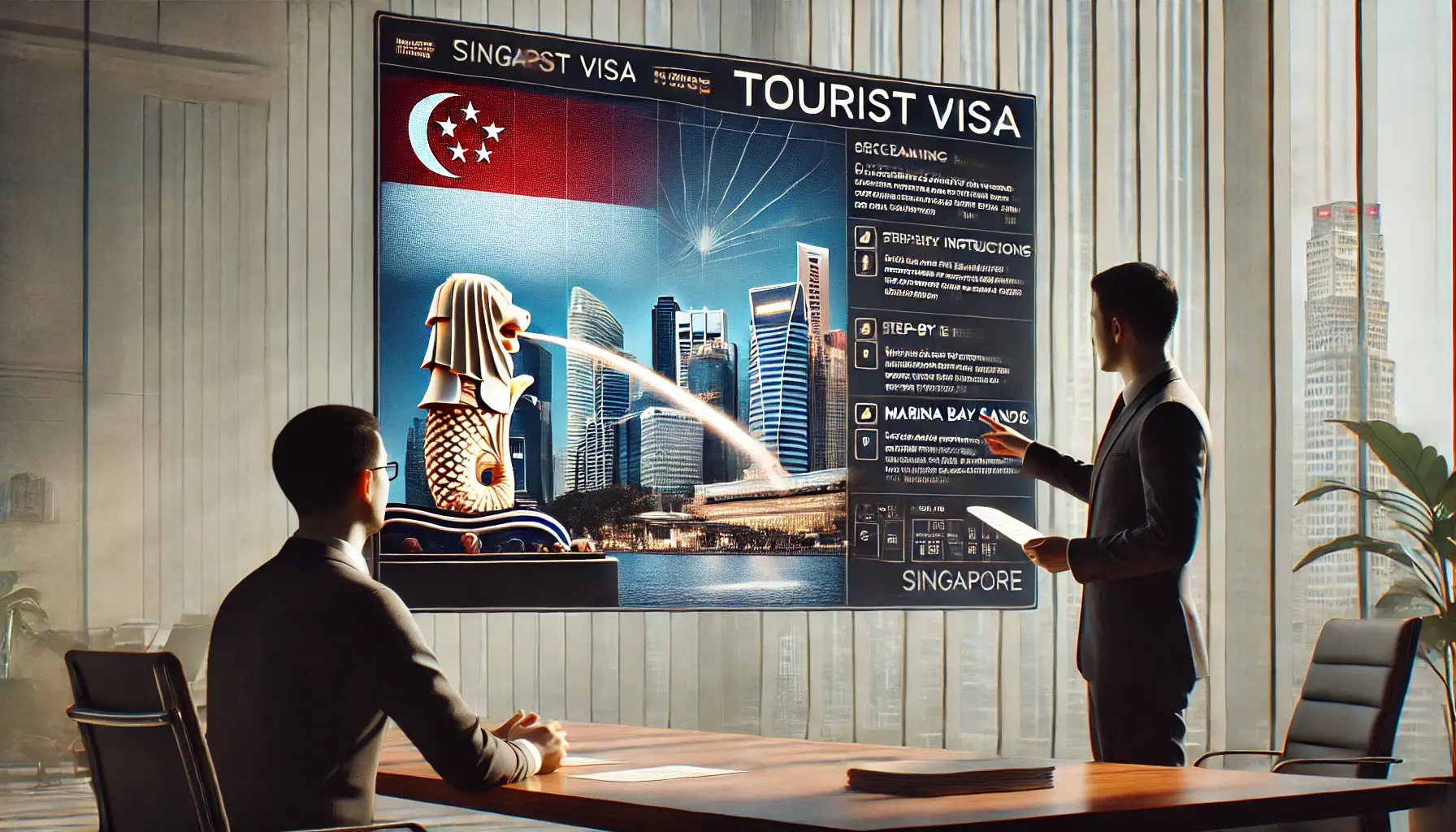 مراحل اخذ ویزای توریستی کشور سنگاپور