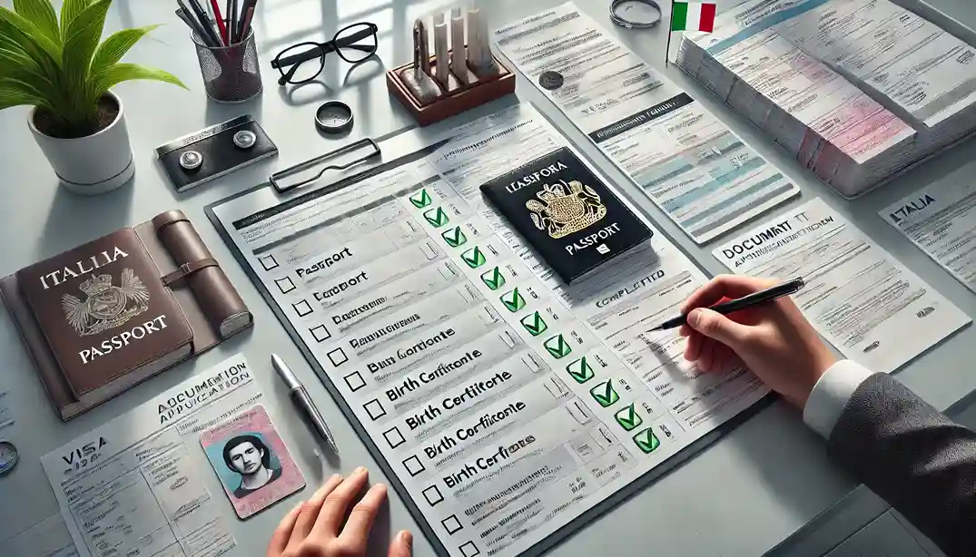 مدارک لازم برای اخذ وقت سفارت ایتالیا