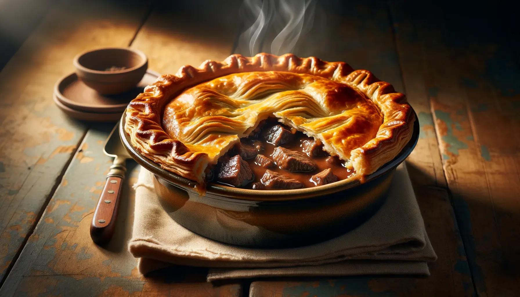 استیک و پای کلیه (Steak and Kidney Pie)