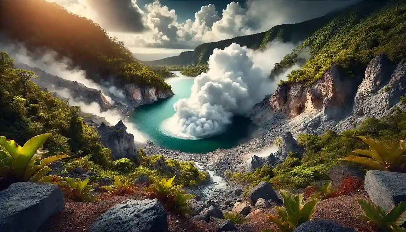 دریاچه جوشان دومینیکا