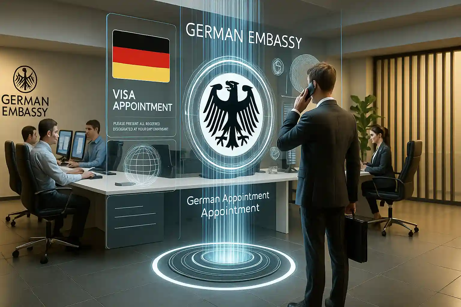 هزینه وقت سفارت آلمان