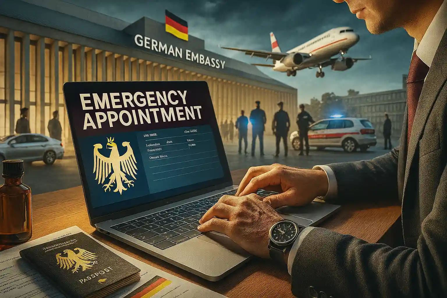 دریافت وقت سفارت آلمان