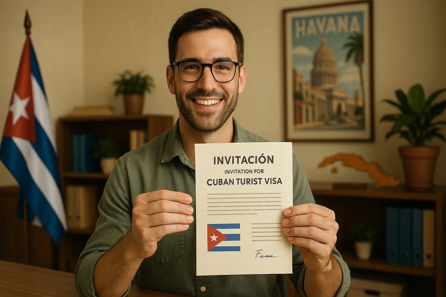 دعوت نامه ویزای توریستی کوبا
