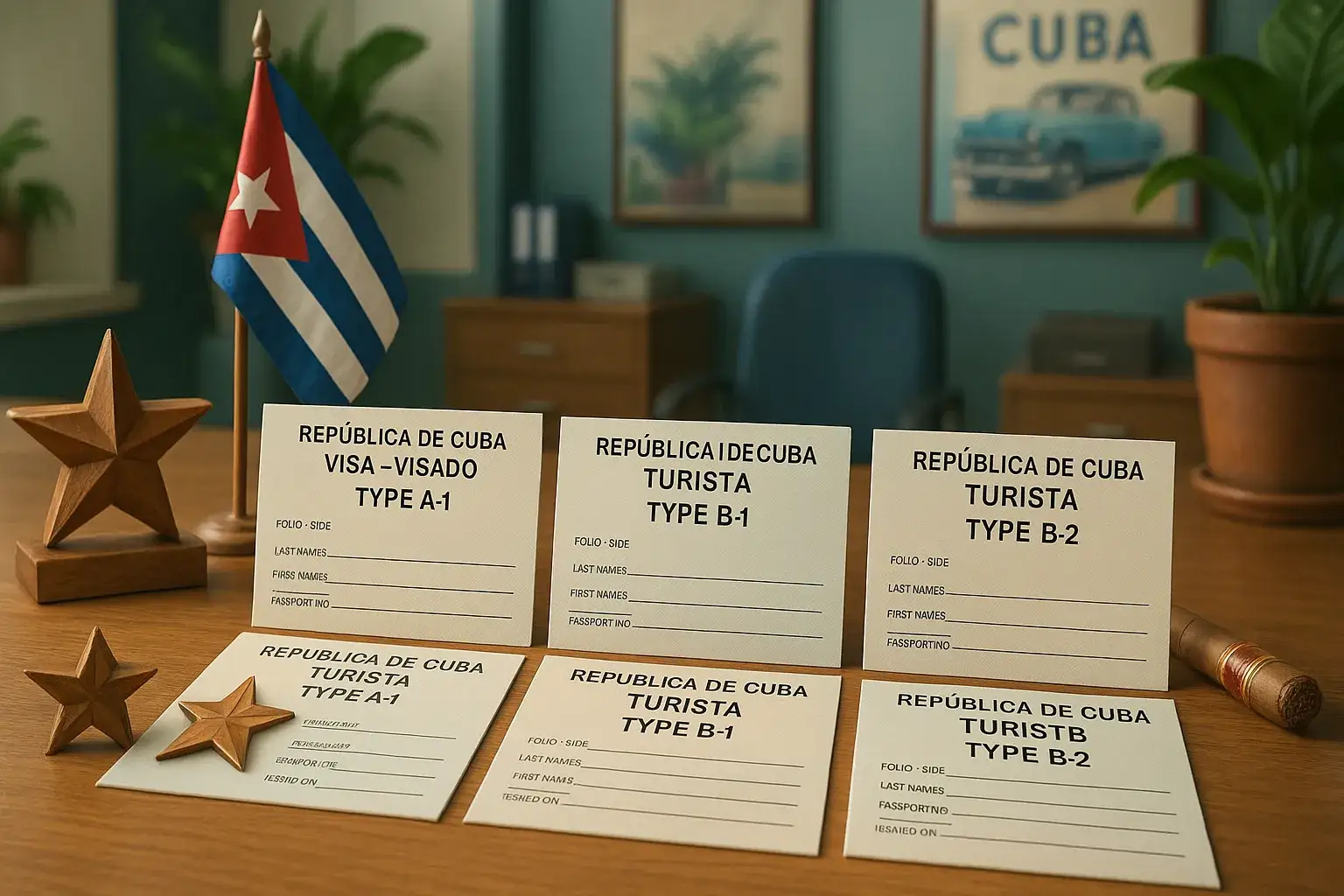 انواع ویزای توریستی کشور کوبا