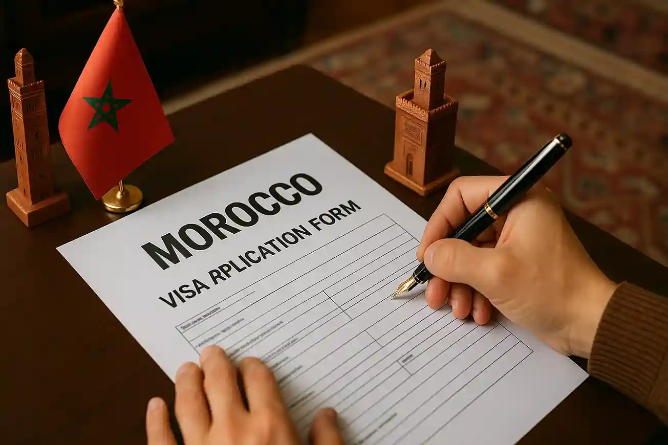 تکمیل مدارک درخواست ویزای مراکش