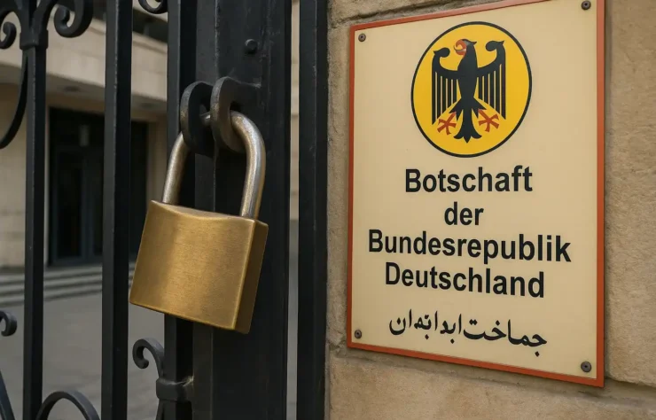 وقت سفارت آلمان قفل شد؟ متقاضیان در شوک کامل! وقت سفارت آلمان قفل شد؟ متقاضیان در شوک کامل!