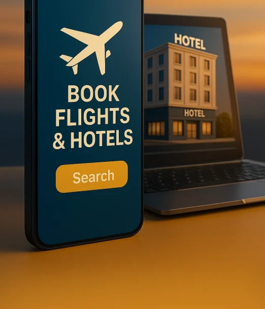 رزرو آنلاین بلیط هواپیما و هتل