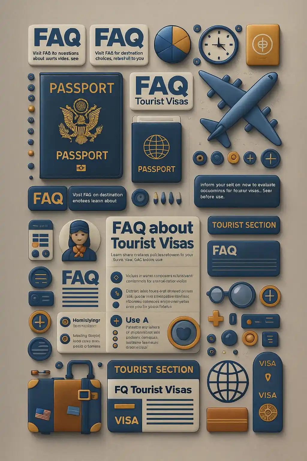 سوالات متداول ویزاهای توریستی