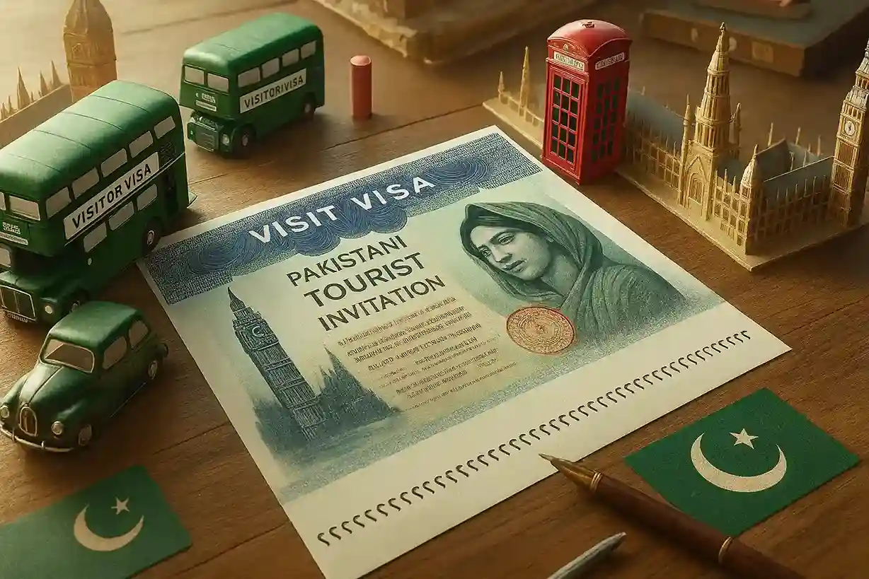 دعوت نامه ویزای توریستی پاکستان