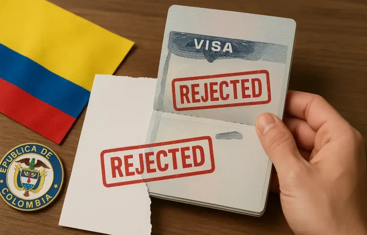 ریجکت ویزای کلمبیا: علل رایج و راهنمای رفع ریجکتی (آپدیت 2025) ریجکت ویزای کلمبیا: علل رایج و راهنمای رفع ریجکتی (آپدیت 2025)