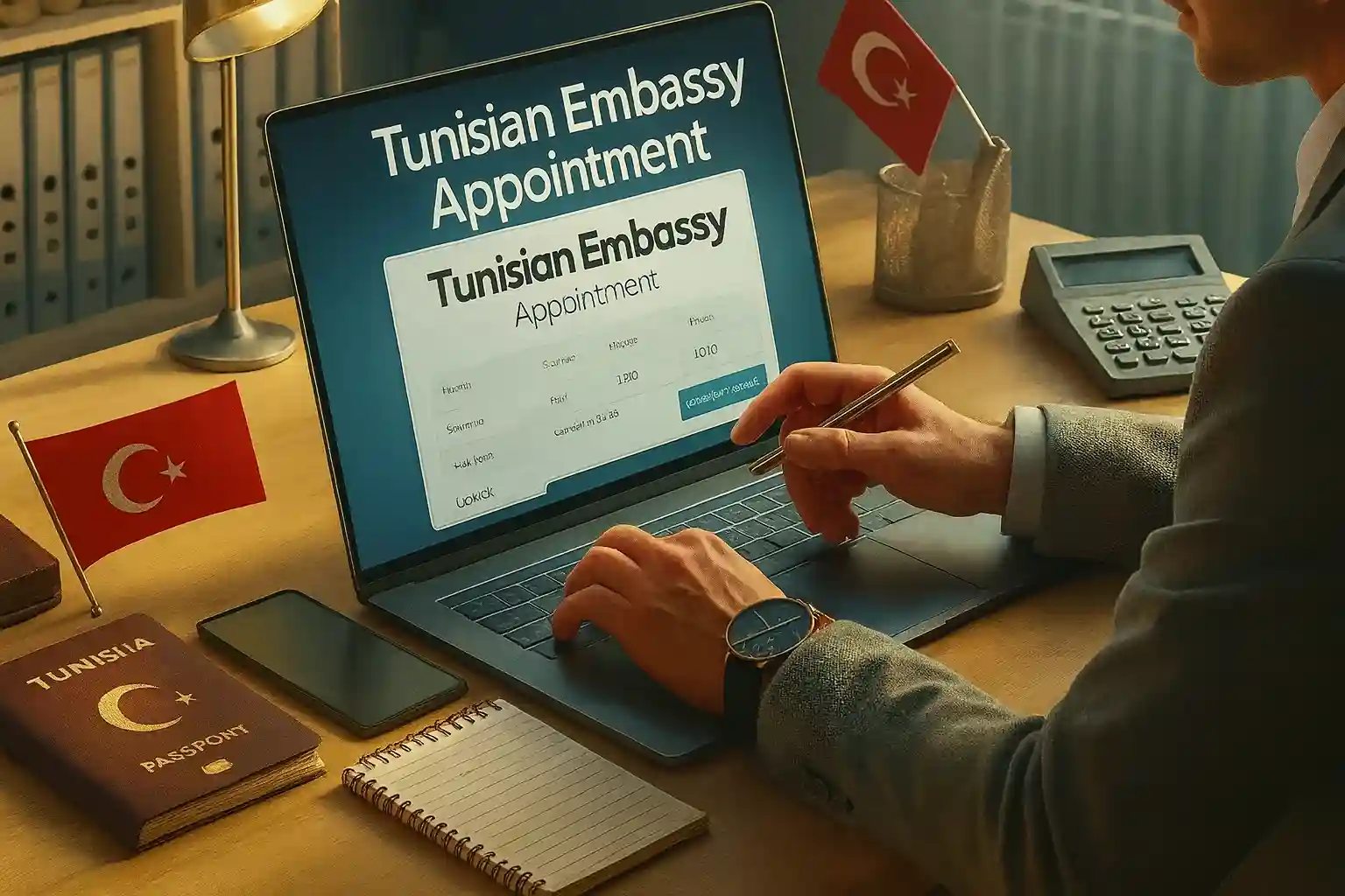 وقت سفارت تونس