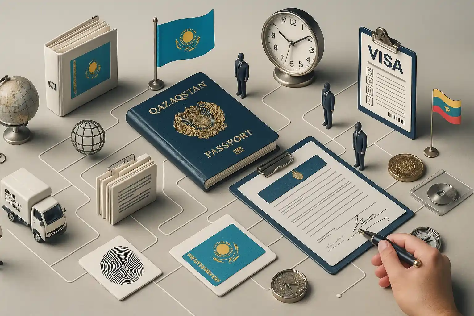 مراحل اخذ ویزای توریستی کشور قزاقستان