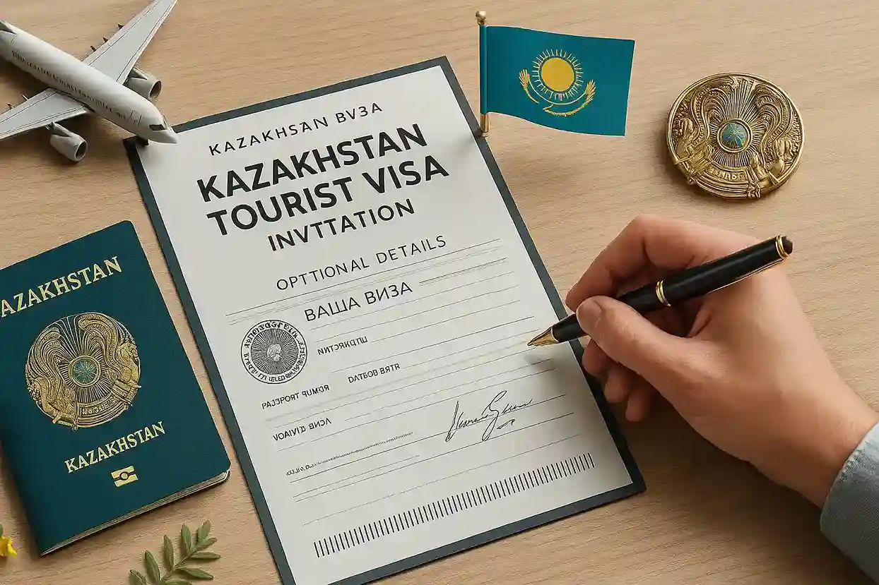 دعوت نامه ویزای توریستی قزاقستان