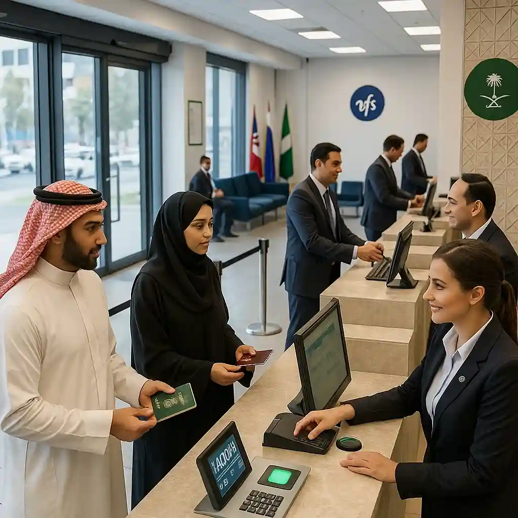 خدمات کنسولی عربستان (VFS) و راهنمای مراجعه