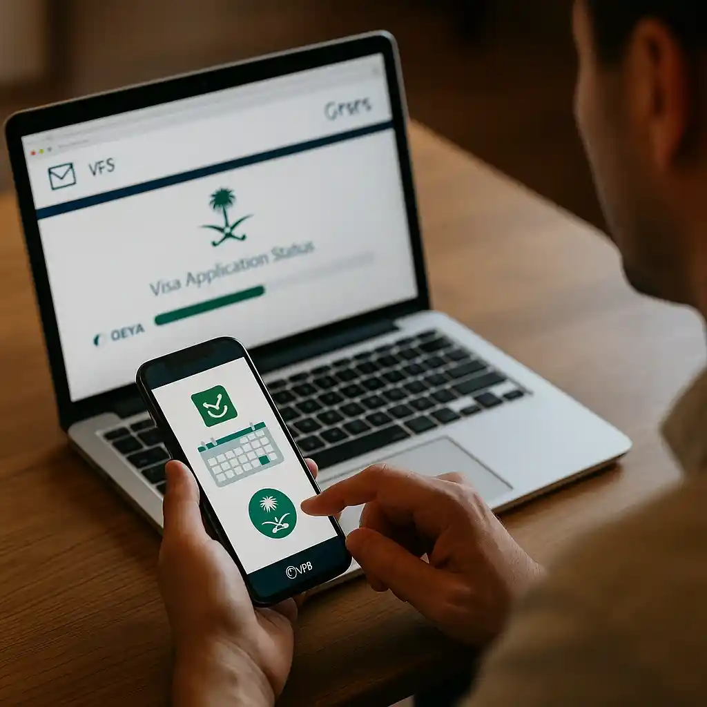 رزرو وقت VFS و پیگیری وضعیت پرونده