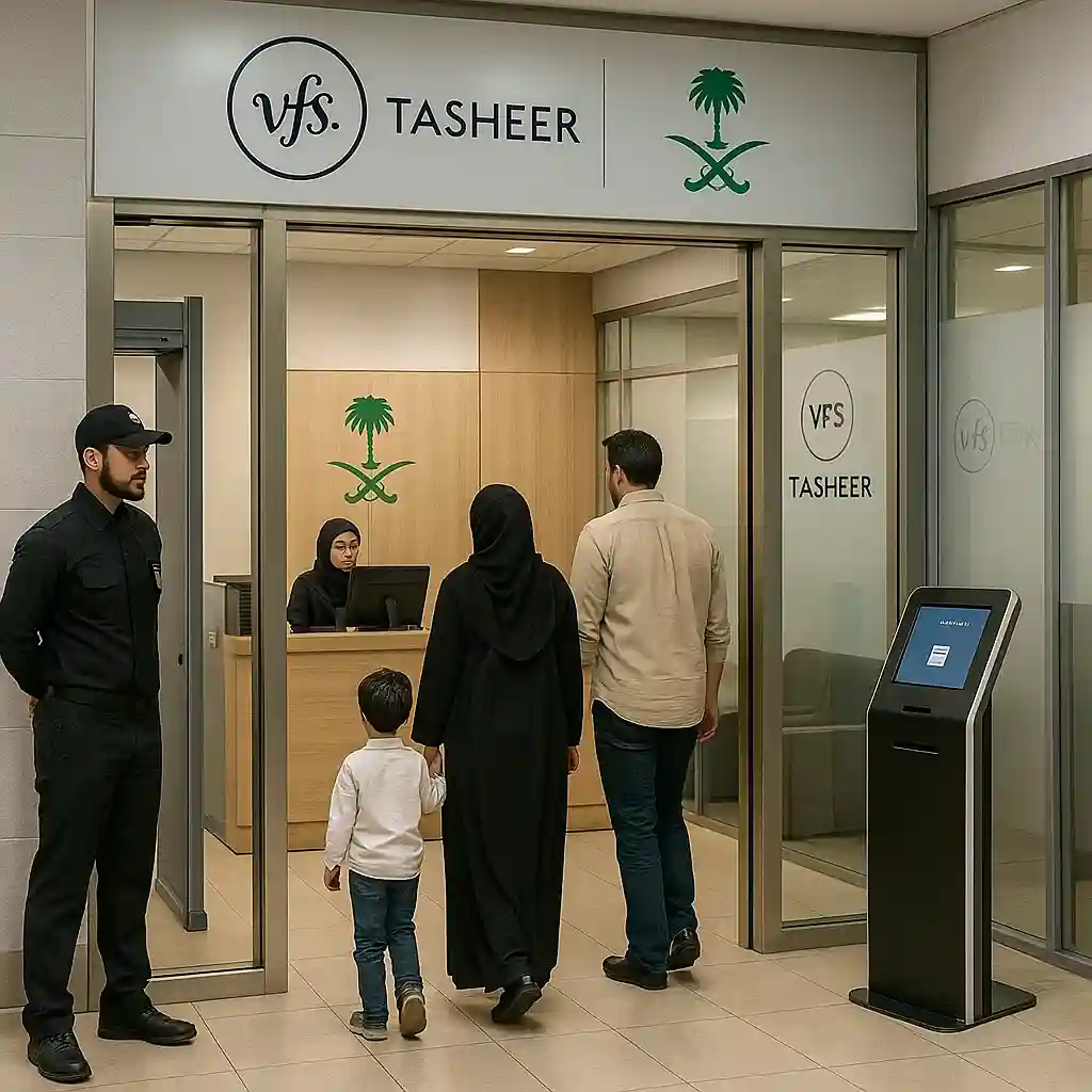 راهنمای مراجعه به مرکز VFS عربستان